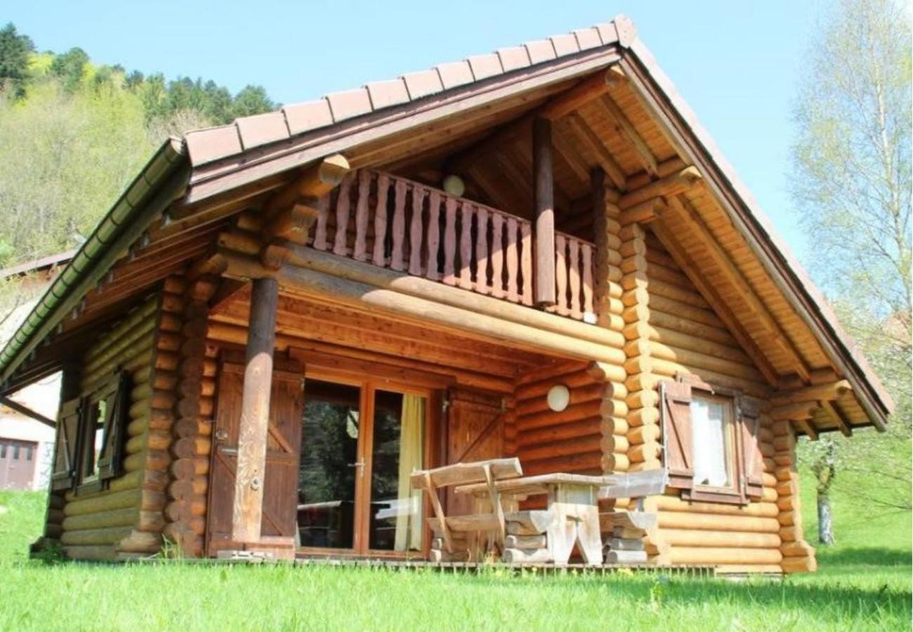 לה ברסה L'Oursblanc Chalet En Rondins מראה חיצוני תמונה