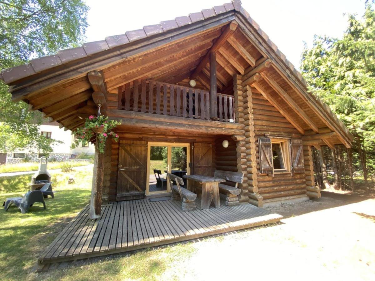 לה ברסה L'Oursblanc Chalet En Rondins מראה חיצוני תמונה