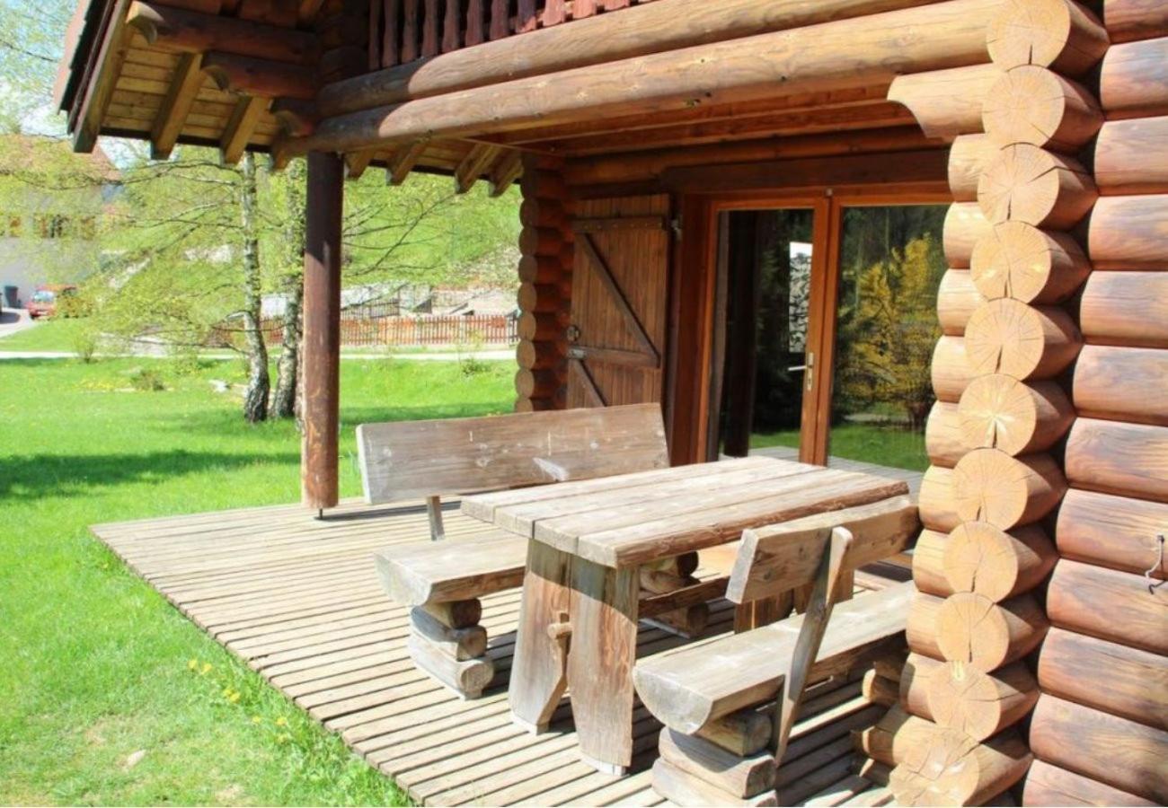 לה ברסה L'Oursblanc Chalet En Rondins מראה חיצוני תמונה