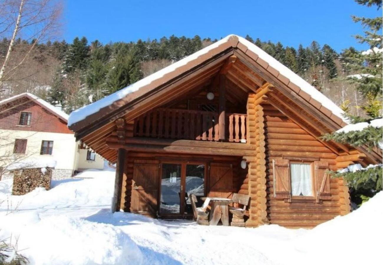לה ברסה L'Oursblanc Chalet En Rondins מראה חיצוני תמונה