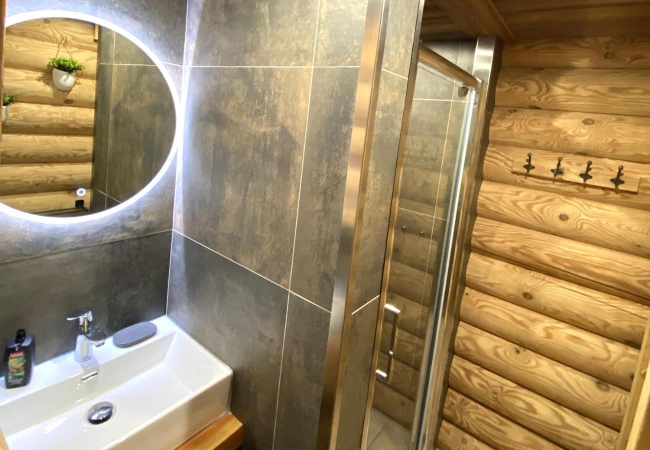 לה ברסה L'Oursblanc Chalet En Rondins מראה חיצוני תמונה
