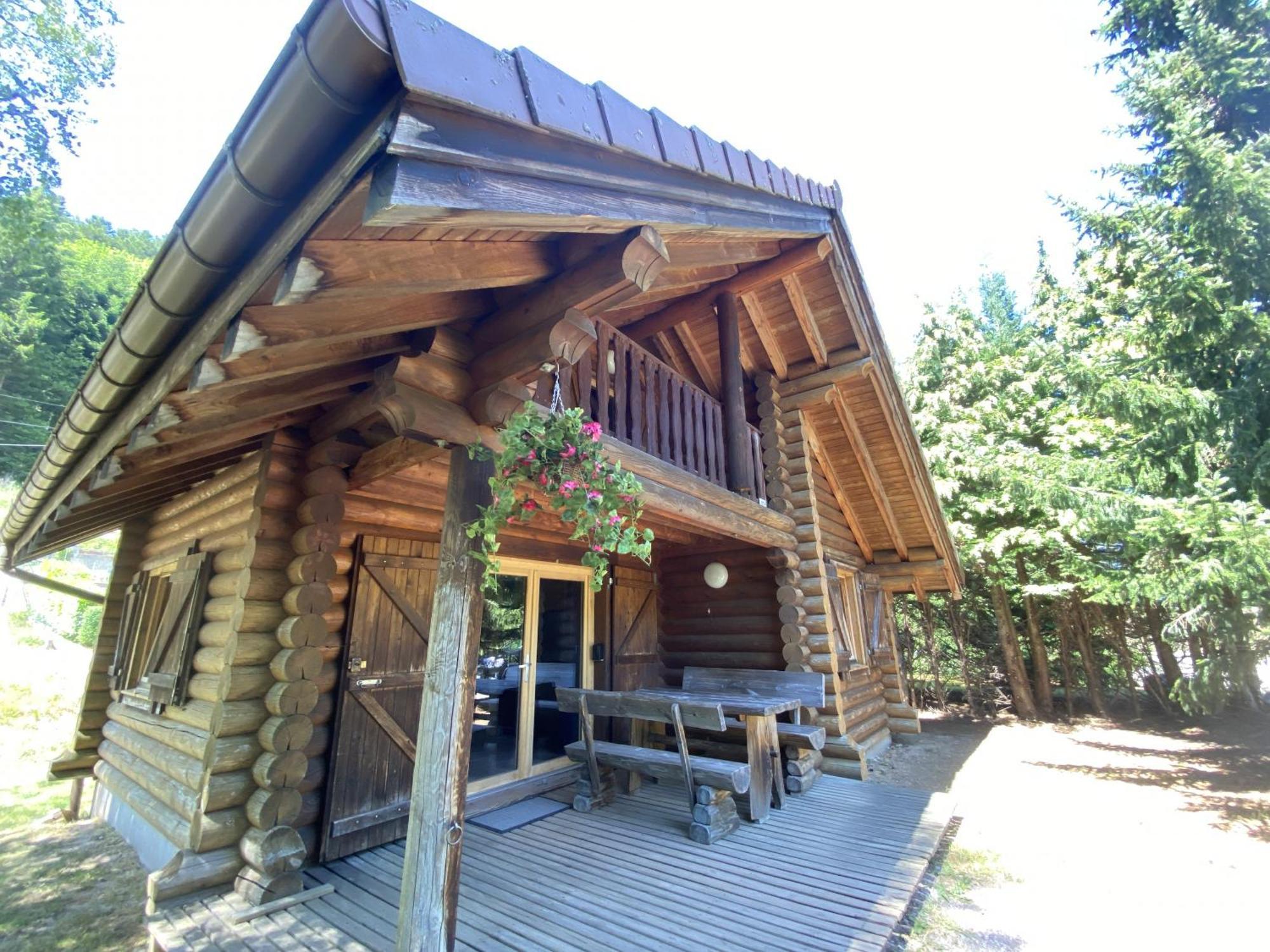 לה ברסה L'Oursblanc Chalet En Rondins מראה חיצוני תמונה
