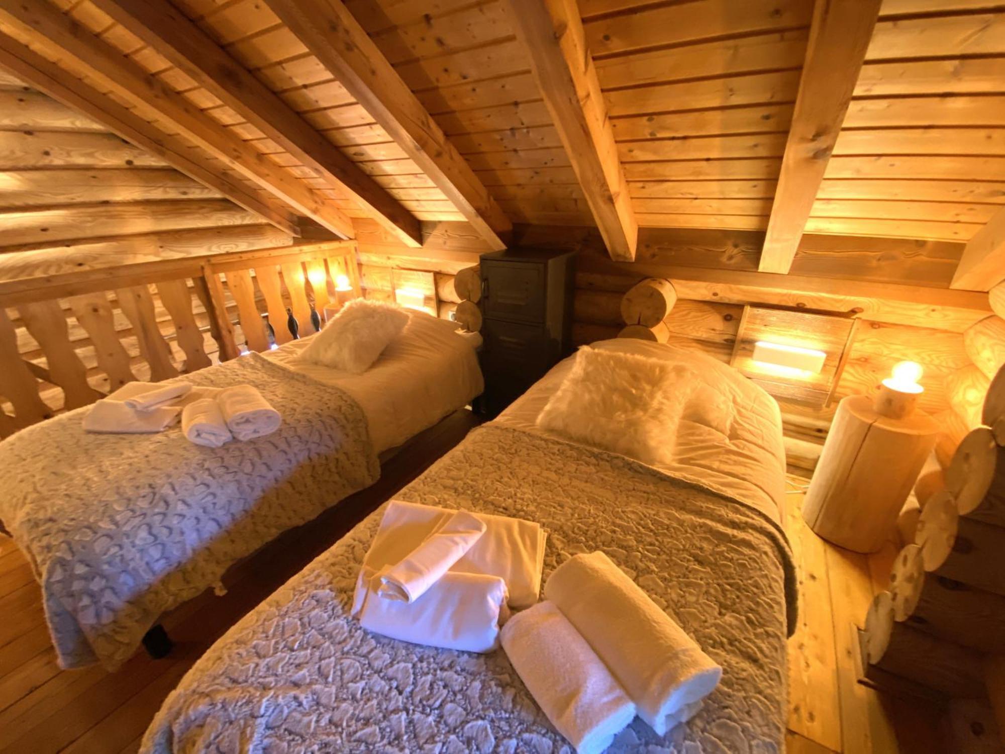 לה ברסה L'Oursblanc Chalet En Rondins מראה חיצוני תמונה